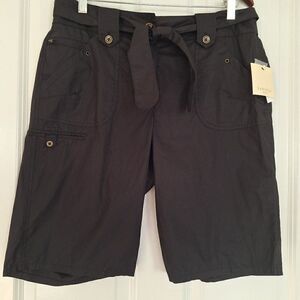 ‎Sandro Black Cotton  Shorts Size 12P